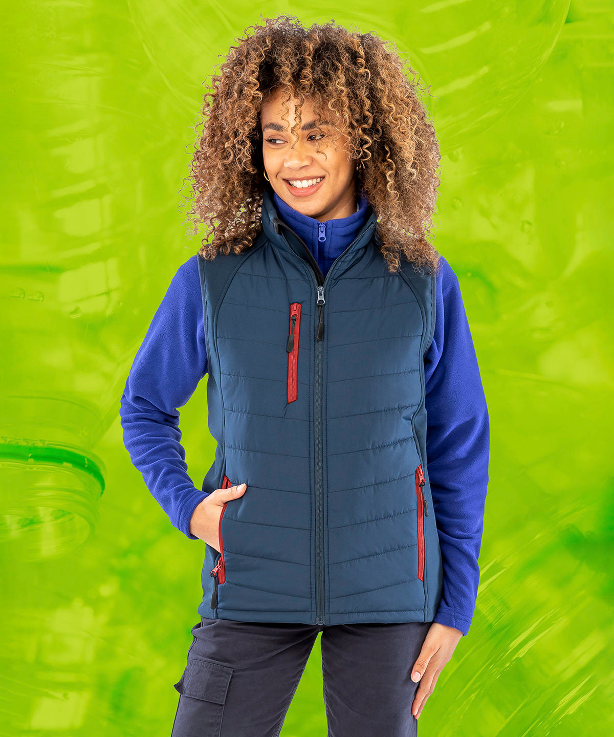 Result Genuine Recycled Compass Padded Softshell Gilet