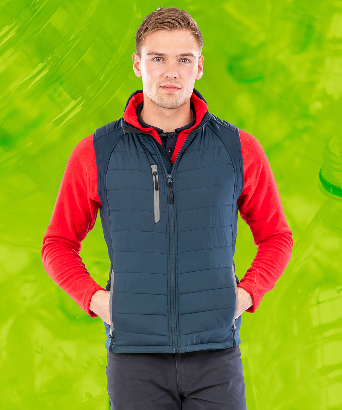 Result Genuine Recycled Compass Padded Softshell Gilet