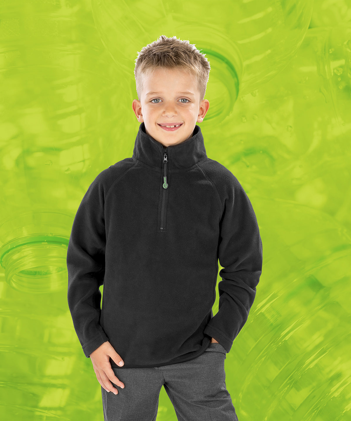 Result Genuine Recycled Junior Recycled Microfleece Top