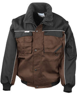 Result Workguard Work-Guard Zip Sleeve Heavy-Duty Pilot Jacket