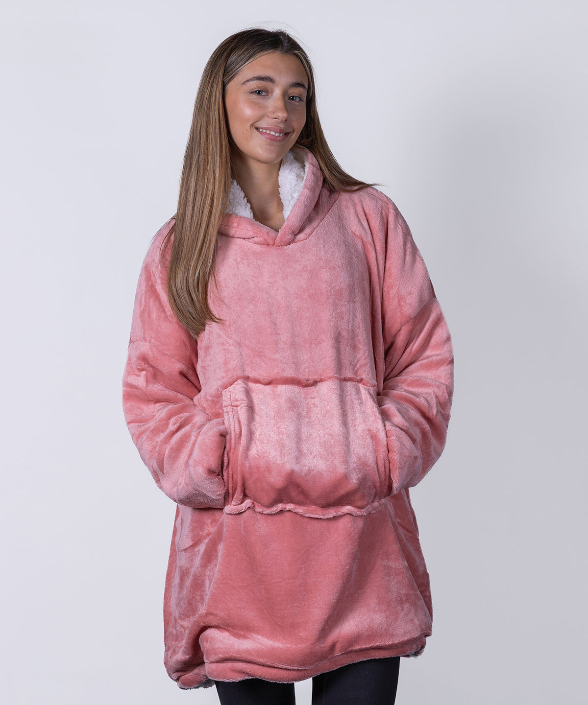 Ribbon The Ribbon Oversized Cosy Reversible Sherpa Hoodie