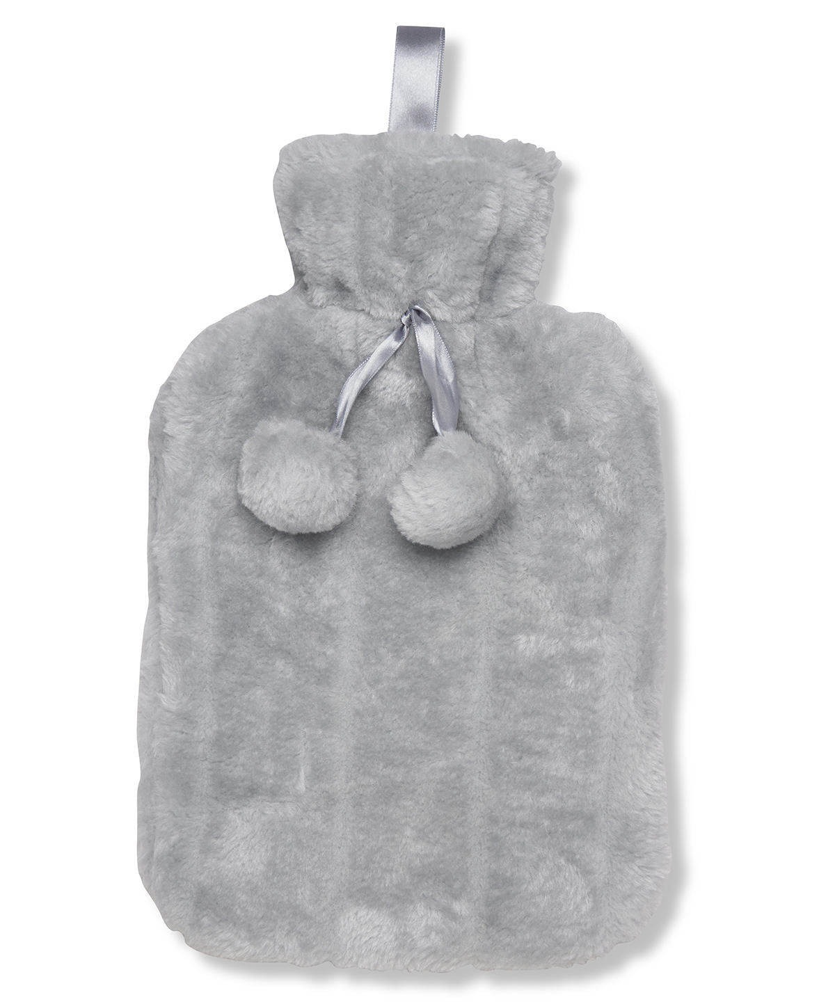 Ribbon Luxury Classic Faux Fur Hot Water Bottle And Cover