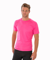 Spiro Performance Aircool Tee - Flo Pink