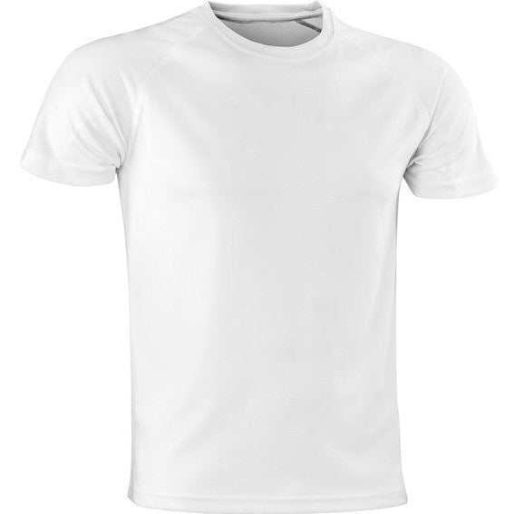 Spiro Performance Aircool Tee - White