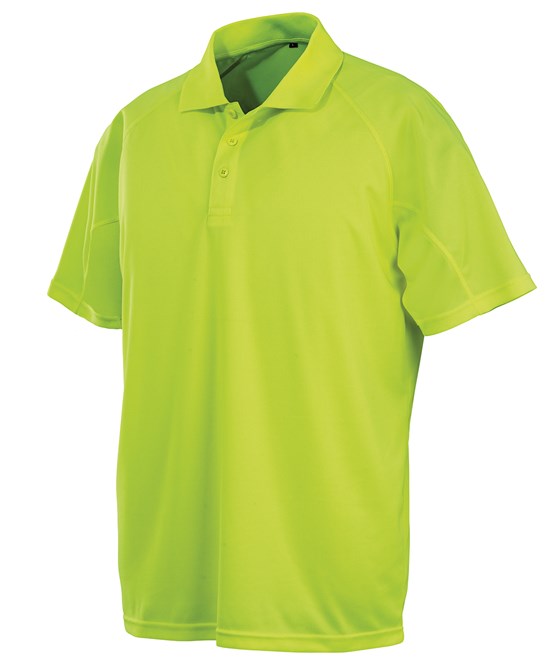 Spiro Performance Aircool Polo Shirt - Flo Yellow