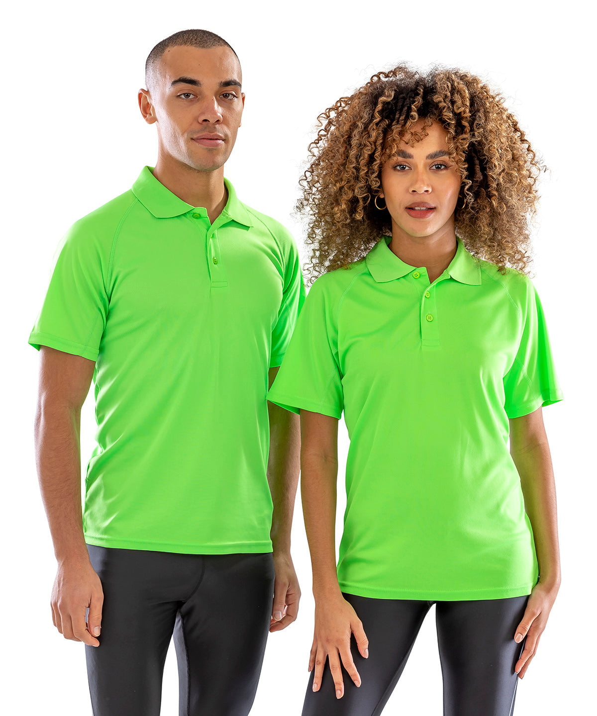 Spiro Performance Aircool Polo Shirt - Lime