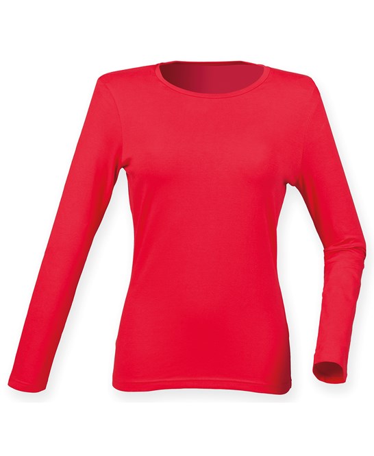 Sf Women's Feel Good Long Sleeved Stretch T-Shirt