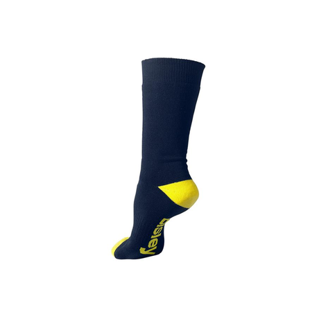 Bisley Socks Work Anitibacterical Fresche Treatment Heel Stress Point Support (Pk3) #colour-navy