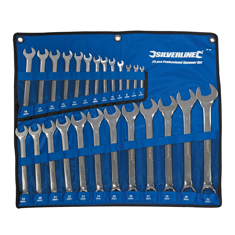 Silverline Combination Spanner Set 25Pce