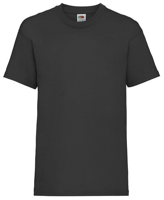 Fruit Of The Loom Kids Valueweight T - Black