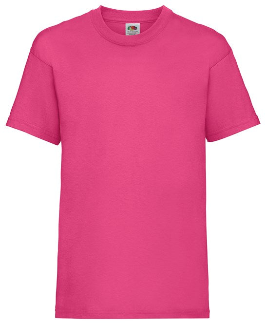 Fruit Of The Loom Kids Valueweight T - Fuchsia