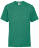 Fruit Of The Loom Kids Valueweight T - Retro Heather Green