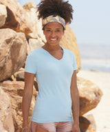 Fruit Of The Loom Lady-Fit V-Neck Tee