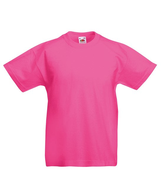 Fruit Of The Loom Kids Original T - Fuchsia