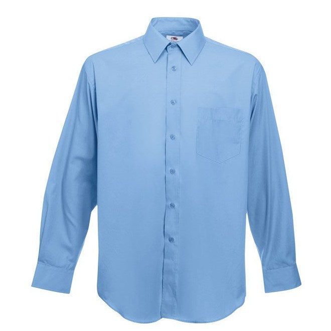 Fruit Of The Loom Poplin Long Sleeve Shirt