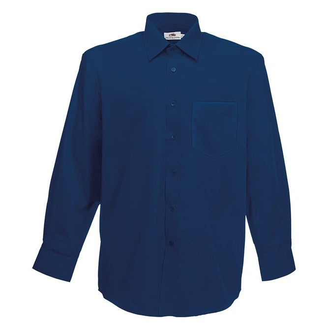 Fruit Of The Loom Poplin Long Sleeve Shirt