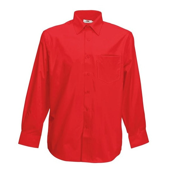 Fruit Of The Loom Poplin Long Sleeve Shirt