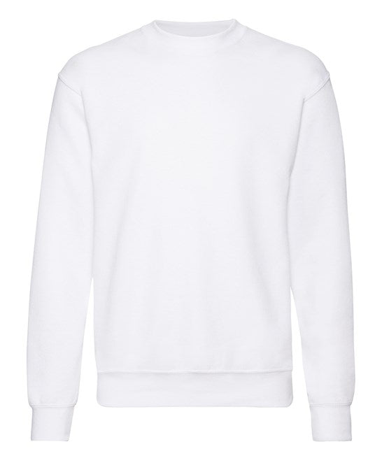 Fruit Of The Loom Classic 80/20 Set-In Sweatshirt - White*