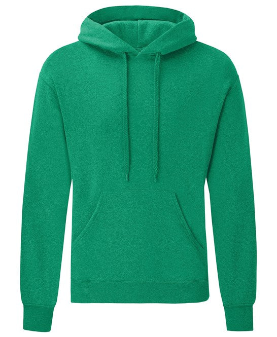 Fruit Of The Loom Classic 80/20 Hooded Sweatshirt - Heather Green