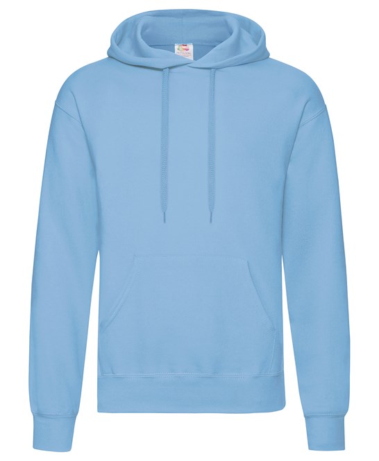 Fruit Of The Loom Classic 80/20 Hooded Sweatshirt - Sky Blue