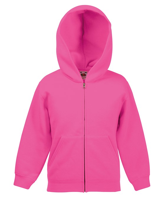 Fruit Of The Loom Kids Classic Hooded Sweatshirt Jacket