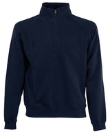 Fruit Of The Loom Classic 80/20 Zip Neck Sweatshirt