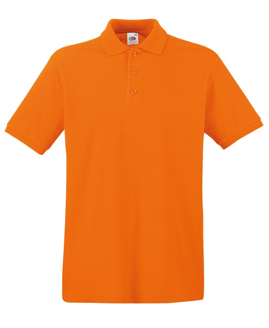 Fruit Of The Loom Premium Polo - Orange