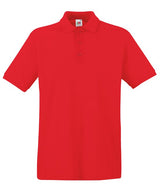 Fruit Of The Loom Premium Polo - Red