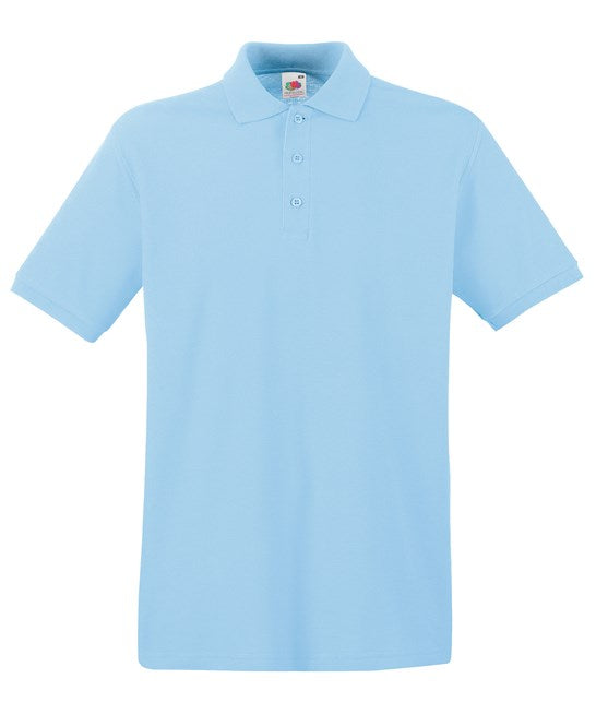 Fruit Of The Loom Premium Polo - Sky Blue