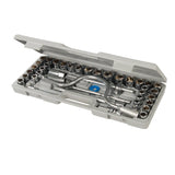 Silverline Socket Set 1/2" Metric/Af 42Pce