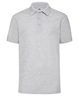 Fruit Of The Loom 65/35 Polo - Heather Grey*