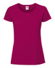 Fruit Of The Loom Women's Iconic 195 Ringspun Premium T-Shirt - Cranberry