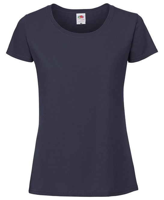 Fruit Of The Loom Women's Iconic 195 Ringspun Premium T-Shirt - Deep Navy