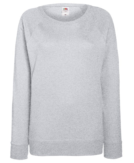 Fruit Of The Loom Women's Lightweight Raglan Sweatshirt