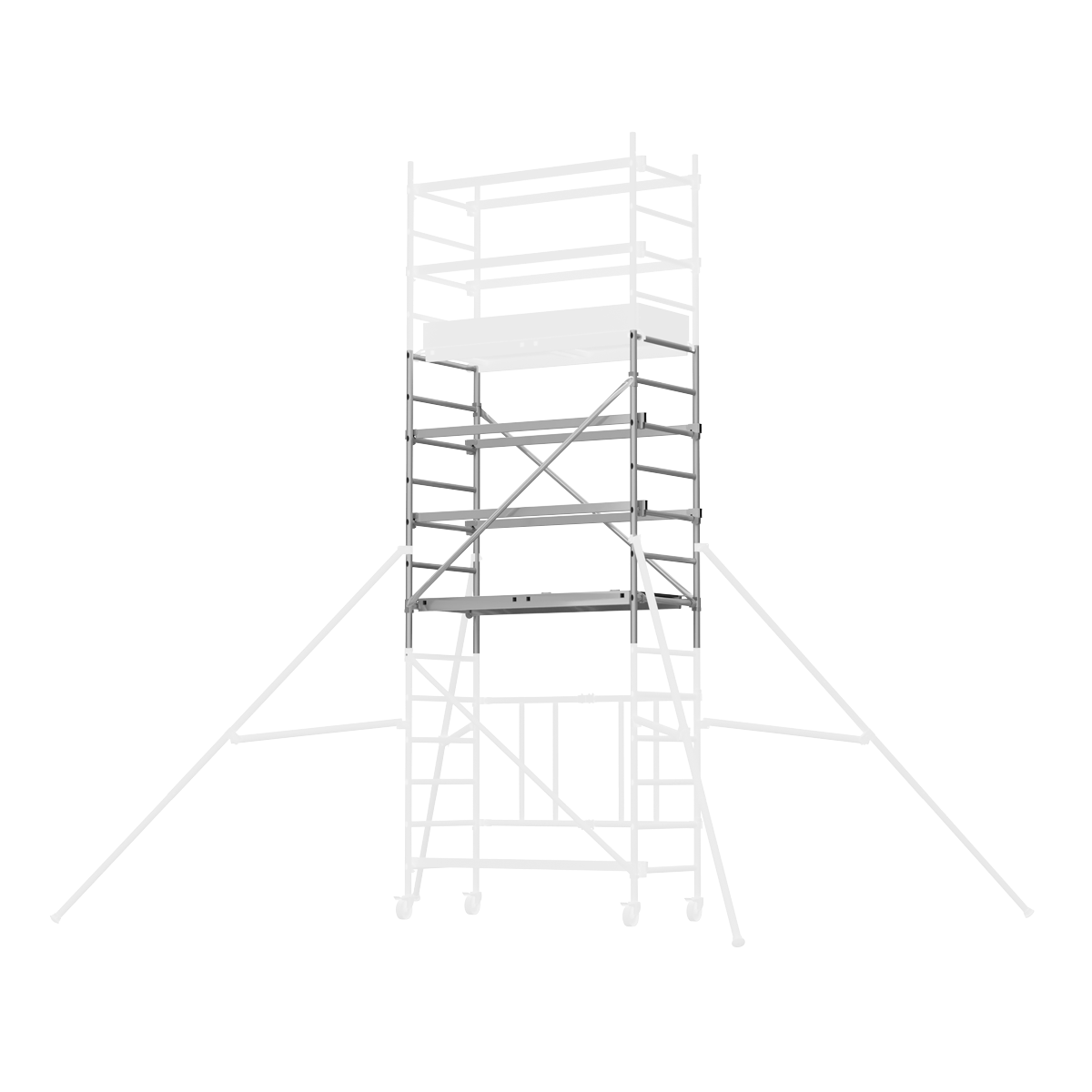 Sealey Platform Scaffold Tower Extension Pack 3 EN 1004-1