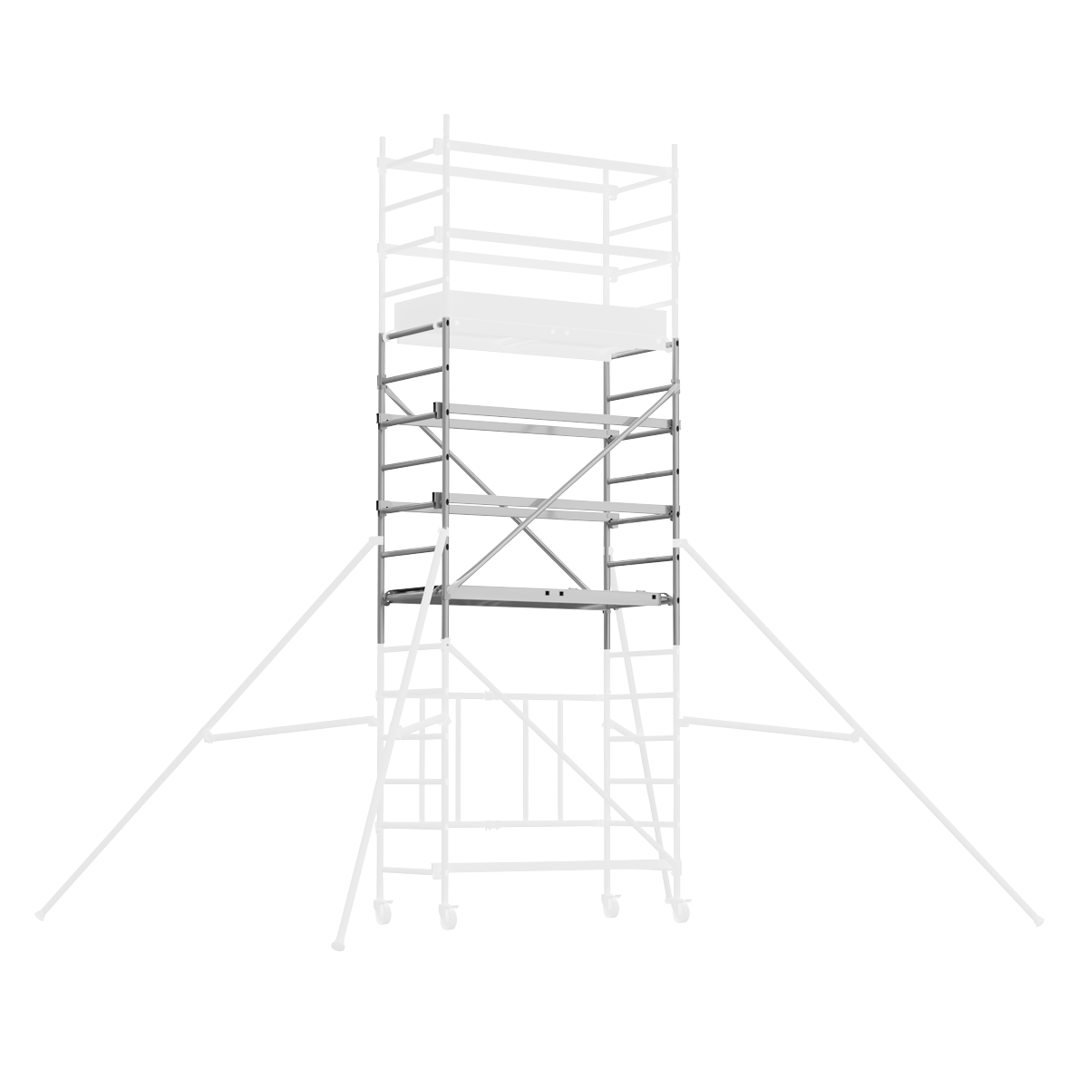 Sealey Platform Scaffold Tower Extension Pack 3 EN 1004-1