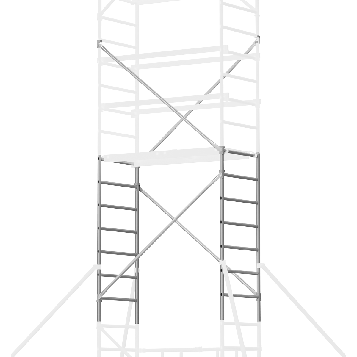 Sealey Platform Scaffold Tower Extension Pack 4 EN 1004-1