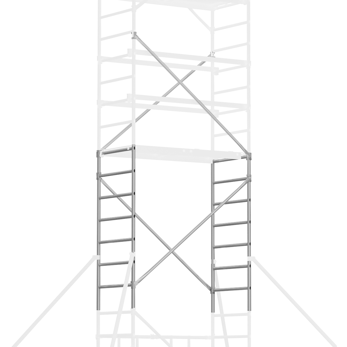 Sealey Platform Scaffold Tower Extension Pack 4 EN 1004-1