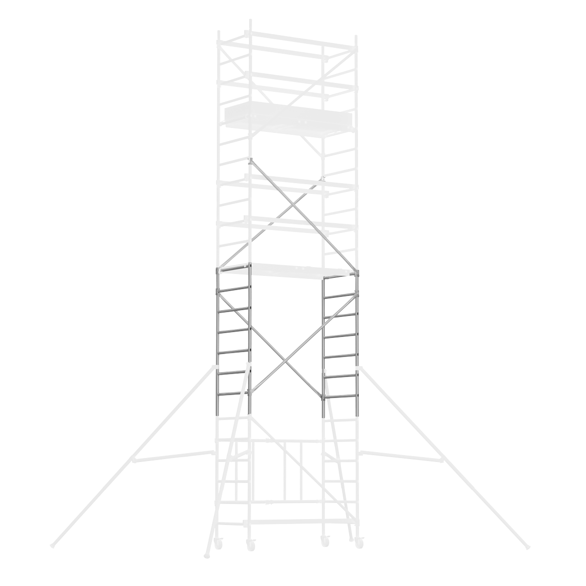 Sealey Platform Scaffold Tower Extension Pack 4 EN 1004-1