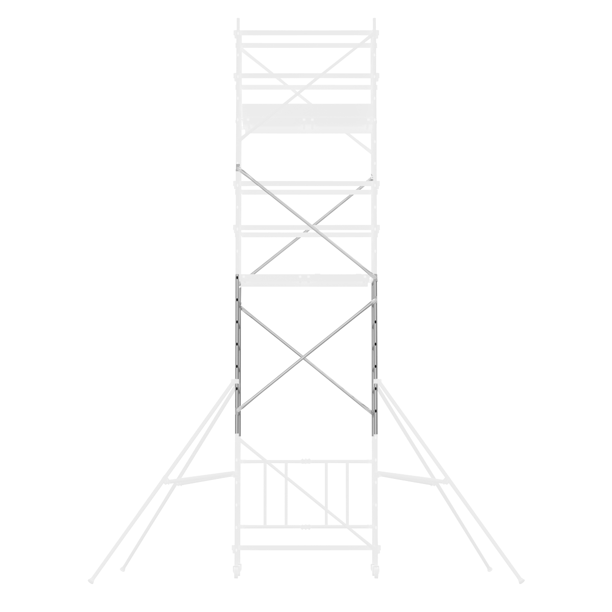 Sealey Platform Scaffold Tower Extension Pack 4 EN 1004-1