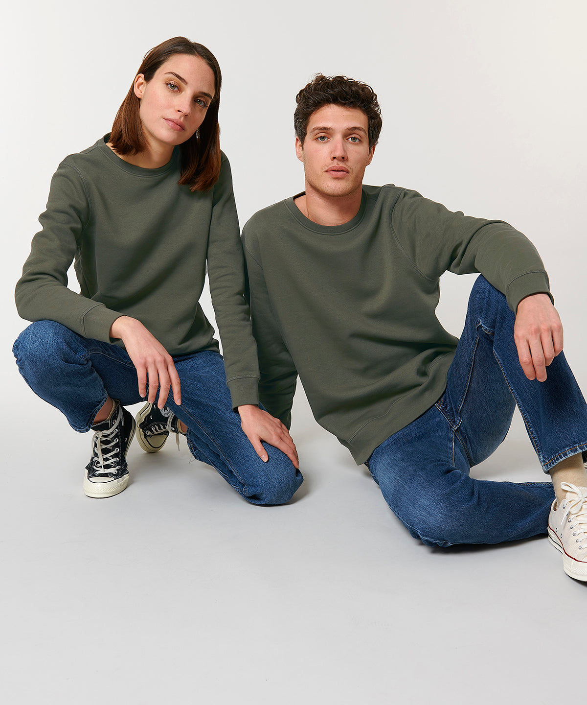 Stanley/Stella Roller Unisex Crew Neck Sweatshirt (Stsu868) - Khaki