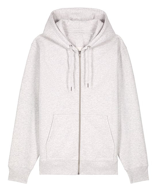 Stanley/Stella Unisex Cultivator 2.0 Iconic Zip-Thru Hoodie Sweatshirt (Stsu179) - Cool Heather Grey