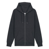 Stanley/Stella Unisex Cultivator 2.0 Iconic Zip-Thru Hoodie Sweatshirt (Stsu179) - Dark Heather Grey