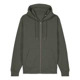 Stanley/Stella Unisex Cultivator 2.0 Iconic Zip-Thru Hoodie Sweatshirt (Stsu179) - Khaki
