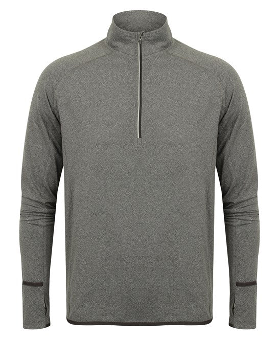 Tombo Long-Sleeved ¼ Zip Top