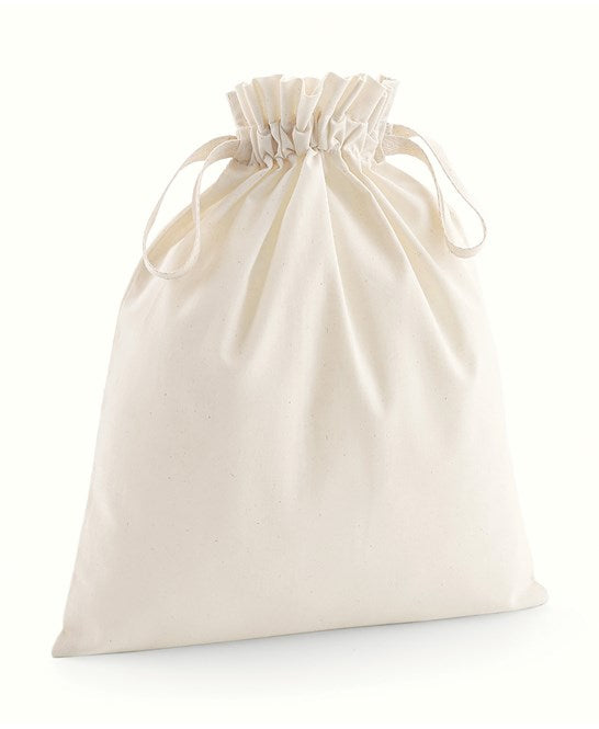 Westford Mill Organic Cotton Drawcord Bag