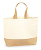 Westford Mill Jute Base Canvas Tote Xl