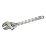 Silverline Adjustable Wrench Polished