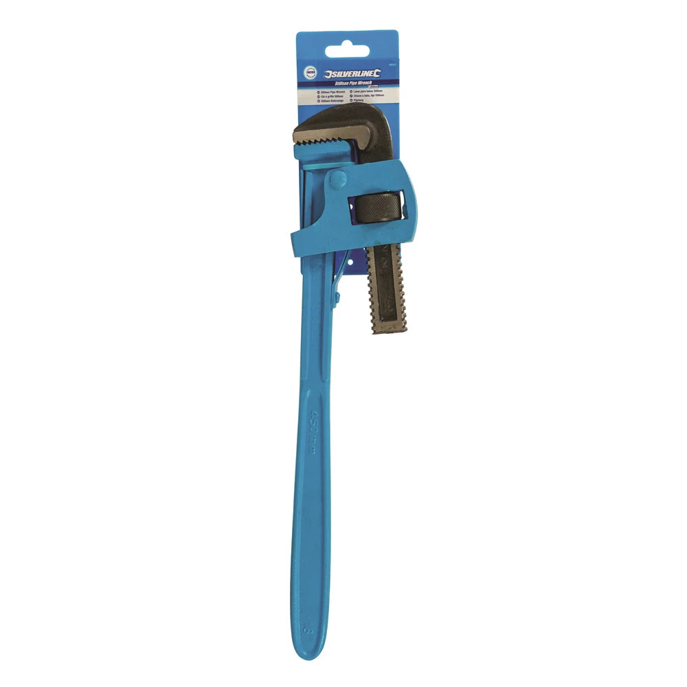 Silverline Stillson Pipe Wrench - Length 450mm/Jaw 60mm