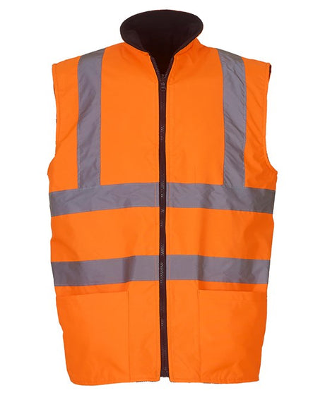 Yoko Hi-Vis Reversible Fleece Bodywarmer (Hv008F)